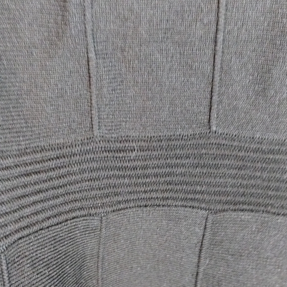 Sandro Midi A-line Black Stretchy Knitted Dress Sz M Excellent Condition - Picture 10 of 14